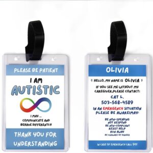 Personalized Emergency Contact Medical Alert ID Card for Kids
